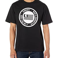 Carhartt 105186 Men's Relaxed Fit Midweight Short Sleeve Flag Graphic T-Shirt