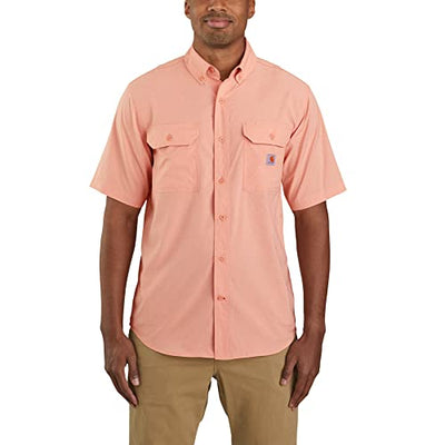 Carhartt 105314 Men's Force Relaxed Fit Lightweight Short-Sleeve Shirt 105314