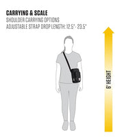 Carhartt B0000511 Crossbody Zip Bag, Durable, Adjustable Crossbody Bag with Zipper Closure for Men and Women