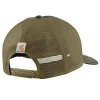 Carhartt Men's Wool Mesh-Back Camo Logo Patch Cap