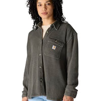 Carhartt Women's Oversized-fit Heavyweight Waffle Knit Shirt
