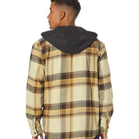 Carhartt 105938 Men's Rugged Flex Relaxed Fit Flannel Fleece Lined Hooded Shirt Jac