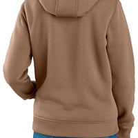 Carhartt 106026 Women's Relaxed Fit Midweight Sherpa-Lined Full-Zip Sweatshirt