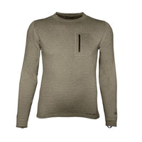Carhartt MBL110 Men's Force Heavyweight Heathered Knit Base Layer Crewneck Pocket Top