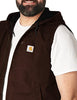 Carhartt 103837 Men's Relaxed Fit Washed Duck Fleece-Lined Hooded Vest