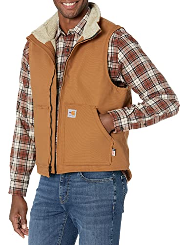 Carhartt 104981 Men's Flame-Resistant Duck Sherpa-Lined Vest