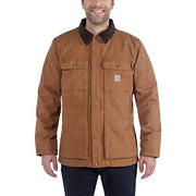 Carhartt 103283 Men's Full Swing Relaxed Fit Washed Duck Insulated Traditional Coat