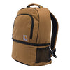 Carhatt B0000545 Mens Insulated 24 Can Two Compartment Cooler Backpack Backpack With FullyInsulated Cooler Base