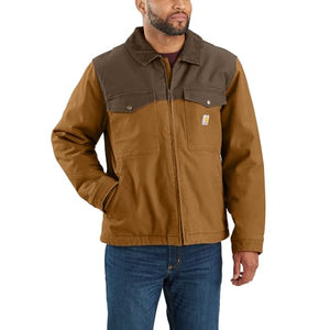 Carhartt 106432 Men's Montana Rugged Flex® Duck Relaxed Fit Insulated J - X-Large Tall - Carhartt Brown/Coffee