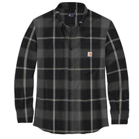Carhartt 106352 Men's Rugged Flex Relaxed Fit Midweight Flannel Long-Sleeve Plaid Shirt