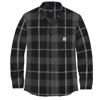 Carhartt 106352 Men's Rugged Flex Relaxed Fit Midweight Flannel Long-Sleeve Plaid Shirt