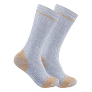 Carhartt SB5552M Men's Midweight Cotton Blend Steel Toe Sock 2 Pack