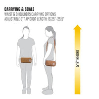 Carhartt B0000512 Women's Horizontal Bag, Carries as a Crossbody, Clutch Or Waist Pack with Removable Strap