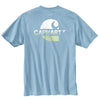 Carhartt 105710 Men's Loose Fit Heavyweight Short-Sleeve Pocket C Graphic T-Shi - 3X-Large Regular - Moonstone