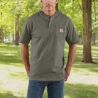 Carhartt K84 Men's Short Sleeve Workwear Henley T-Shirt