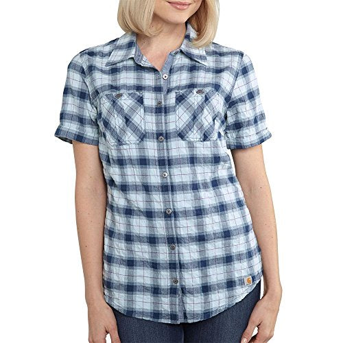 Carhartt 101595 Women's Short Sleeve Cotton Brogan Shirt