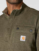 Carhartt 106378 Men's Relaxed Fit Midweight Quarter-Zip Pocket Sweater Fleece