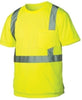 Rugged Outfitters 66311 Class 2 Hi Vis Safety T-Shirt (Safety Green, X-Large Tall)