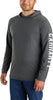 Carhartt 106654 Men's Force Relaxed Fit Midweight Long-Sleeve Logo Graphic Hooded T-Shirt