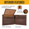 Carhartt B0000214 Men's Rugged Leather Triple Stitch Wallets, Available in Multiple Styles