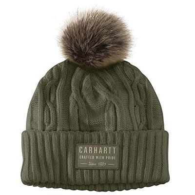 Carhartt 105464 Women's Knit Pom-Pom Beanie