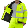 Carhartt 106694 Men's High-Visibility Waterproof Loose Fit Heavy Weight Insulated Class 3 Jacket