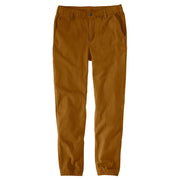 Carhartt 106889 Men's Rugged Flex® Relaxed Fit Canvas Jogger Pant - 44W x Regular - Carhartt Brown