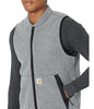 Carhartt 104995 Relaxed Fit Fleece Vest Granite Heather LG (Reg)