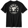 Carhartt 106219 Men's Relaxed Fit Heavyweight Short-Sleeve Pocket Shamrock GRAP - 2X-Large Regular - Black