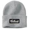 Carhartt 107007 Mens Knit Cuffed Script Patch Beanie