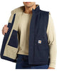 Carhartt 101029 Men's Flame Resistant Mock Neck Sherpa Lined Vest