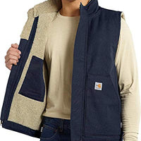 Carhartt 101029 Men's Flame Resistant Mock Neck Sherpa Lined Vest