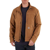 Carhartt 102179 Men's Flame-Resistant Full Swing Quick Duck Jacket-Carhartt Brown-3X-Large