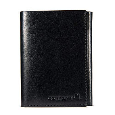 Carhartt B00002 Trifold, Durable Wallets for Men, Available in Leather and Canvas Styles