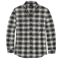 Carhartt 105945 Men's Rugged Flex® Relaxed Fit Midweight Flannel Long-S -Large Regular