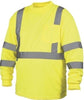 Rugged Outfitters 68501 Class 3 Long Sleeve T-Shirt Hi-Vis Safety Green (Safety Green, X-Large Tall)