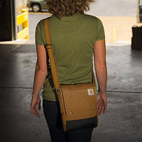 Carhartt B0000513 Women's Crossbody Snap Bag Durable Adjustable Crossbody Bag with Flap Over Snap Closure