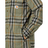 Carhartt 105430 Men's Relaxed Fit Flannel Sherpa-Lined Shirt Jac