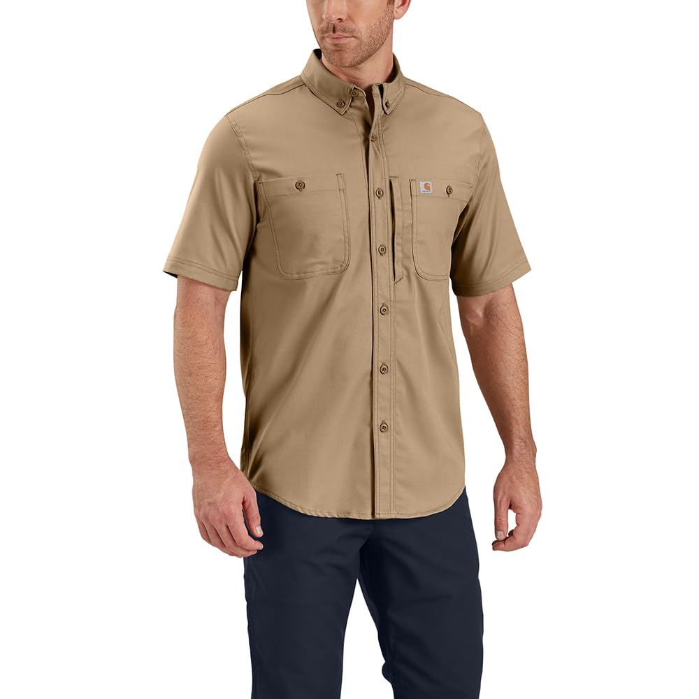 Carhartt 106688 Men's Rugged Professional™ Series Relaxed Fit Canvas - 2X-Large Regular - Dark Khaki