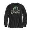 Carhartt 105705 Men's Loose Fit Heavyweight Long-Sleeve Shamrock Graphic T-Shir - Medium - Black