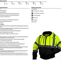 Pyramex RJ3210 Series Lumen X Class 3 Fleece Bomber Safety Jacket