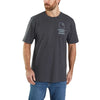 Carhartt 105178 Men's Loose Fit Heavyweight Short Sleeve Graphic T-Shirt - Large Regular - Carbon Heather