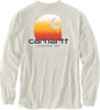 Carhartt 105952 Men's Relaxed Fit Heavyweight Long-Sleeve Pocket C Graphic