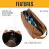 Carhartt B0000555 Durable Travel Kit, Organize Essentials W/the Water Resistance Free Toiletry Bag