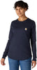 Carhartt 106659 Women's Force® Relaxed Fit Midweight Long-Sleeve Pocket T-Shirt