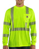Carhartt 100496 Men's Force High-Visibility Long-Sleeve Class 3 T-Shirt