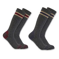 Carhartt SB9802M Men's Midweight Camp Boot Sock 2 Pack