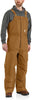 Carhartt 105470 Mens Loose Fit Firm Duck Insulated Biberall Bibs Overalls