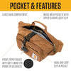 Carhartt B0000554 Adjustable Waist Pack, Durable, Water Resistant Hip Pack
