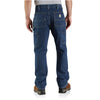 Carhartt 104944 Men's Loose Straight Double-Front Denim Dungaree